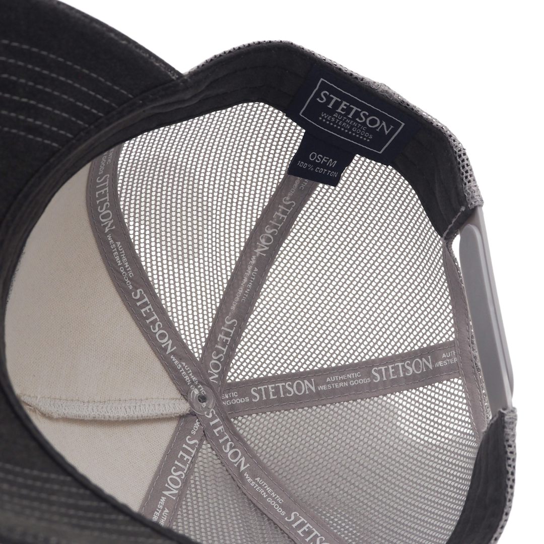 Stetson Bison Trucker Cap (YSCAP14) Grey