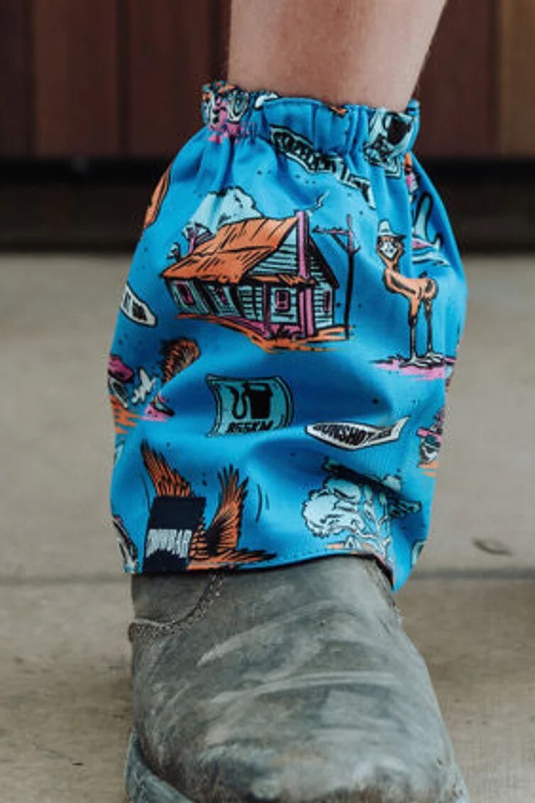 Crowbar Happy Days Over Sox Covers (CBSOXSAVERHD) Azure Happy Days Print One Size [GD]