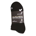 Mack Crew Sock 3-Pack (MKCOTSOCKBB) Black 11-14