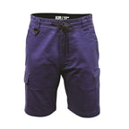 Mack Mens Alloy Stretch Cargo Shorts (MKALSH001NN) Navy 87R [GD]