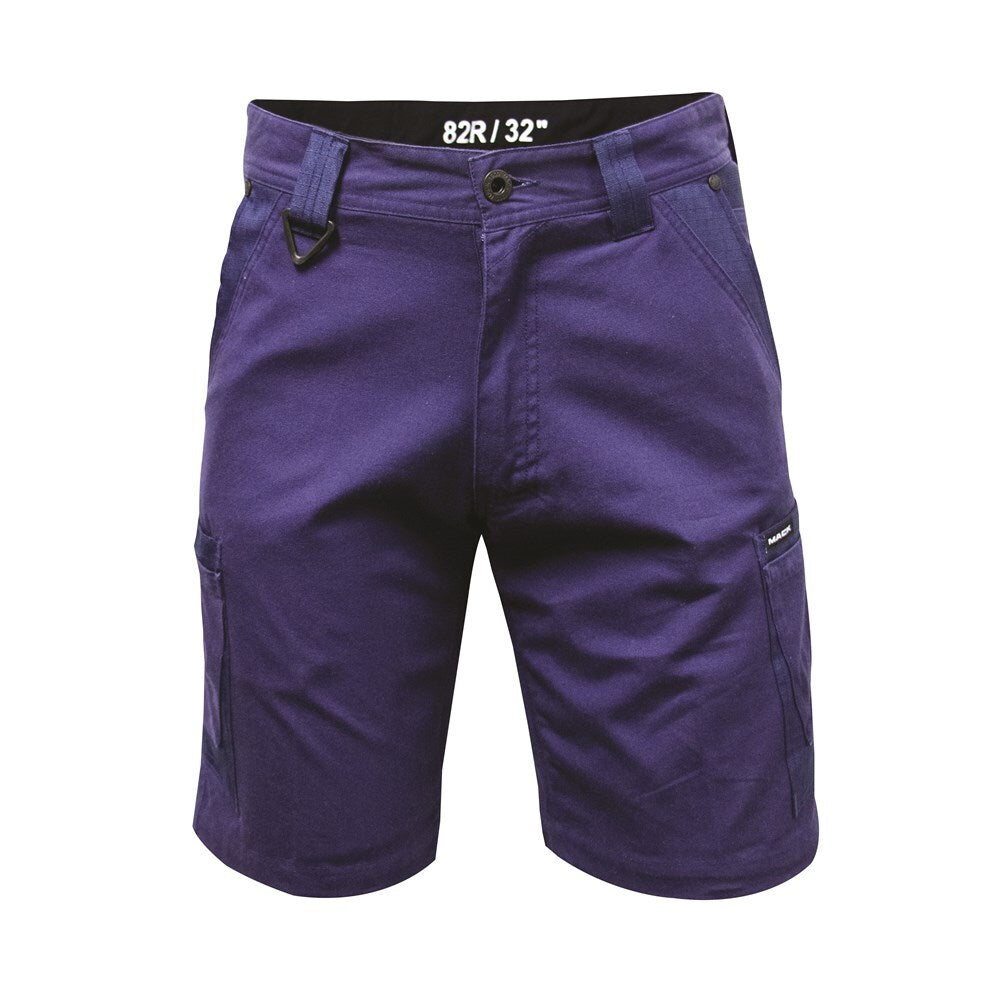 Mack Mens Anthem Canvas Cargo Shorts (MKALSH002NN) Navy 102R  [GD]