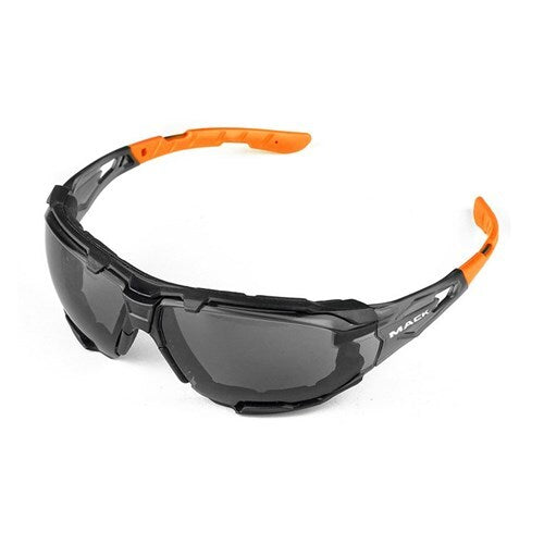 Mack Fender Safety Glasses with Foam Gasket (MKFENDERGSM) Smoke OSFA