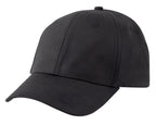 Mack Plain Fitted Curved 6 Panel Cap (MKFLP240PBB0000) Black One Size