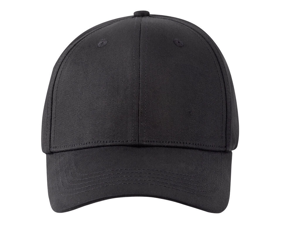 Mack Plain Fitted Curved 6 Panel Cap (MKFLP240PBB0000) Black One Size