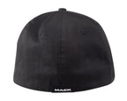 Mack Plain Fitted Curved 6 Panel Cap (MKFLP240PBB0000) Black One Size
