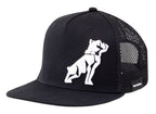 Mack Flat Brim Dart Trucker Cap (MKFBM2401BB0000) Black OSFM