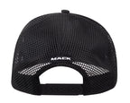 Mack Tonal Flat Brim Dart Trucker Cap (MKFBM2402BB0000) Black OSFM