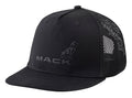 Mack Tonal Flat Brim Dart Trucker Cap (MKFBM2402BB0000) Black OSFM