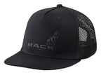 Mack Tonal Flat Brim Dart Trucker Cap (MKFBM2402BB0000) Black OSFM