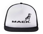 Mack Firm Flat Brim Dart Foam Trucker (MKFBF2401W20000) White/Black OSFM