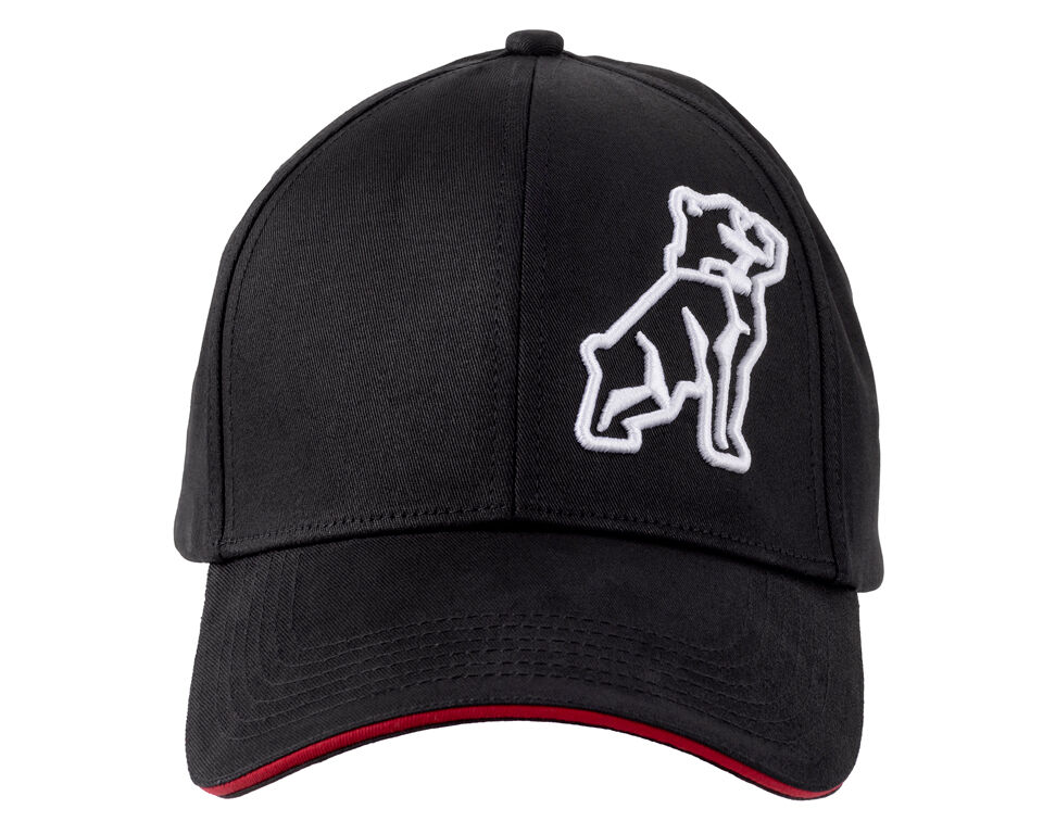 Mack Sandwiched Curved Baseball Cap (MKBAS2401BD0000) Black/Red OSFM