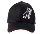 Mack Sandwiched Curved Baseball Cap (MKBAS2401BD0000) Black/Red OSFM
