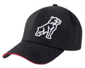Mack Sandwiched Curved Baseball Cap (MKBAS2401BD0000) Black/Red OSFM