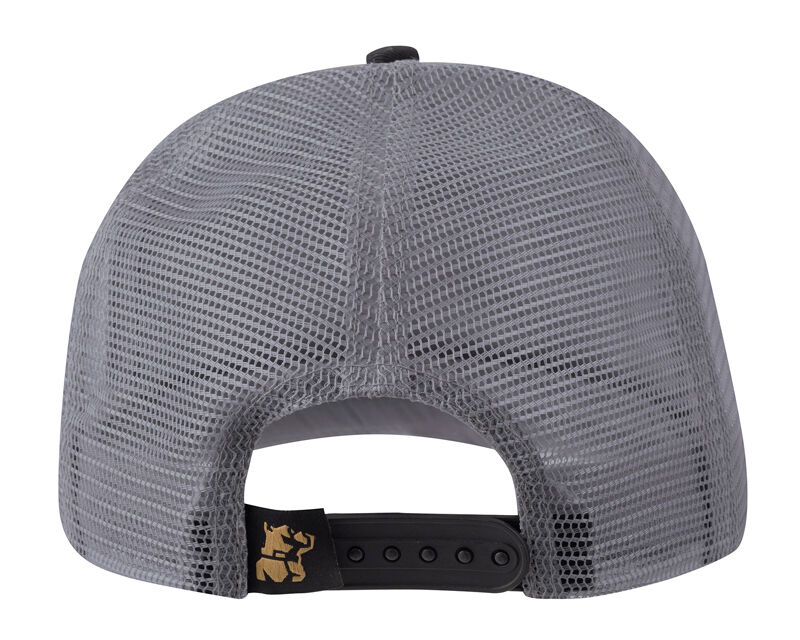 Mack Firm Flat Brim Foam Tri Colour Trucker (MKFBF2402T30000) Tan/Steel/Black OSFM
