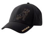 Mack Fitted Curved 6 Panel Cap (MKFLP2401BB0000) Black OSFM