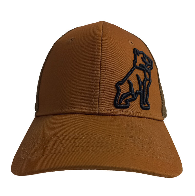 Mack Fitted Curved 6 Panel Trucker Cap (MKFLX2401TA) Tan One Size