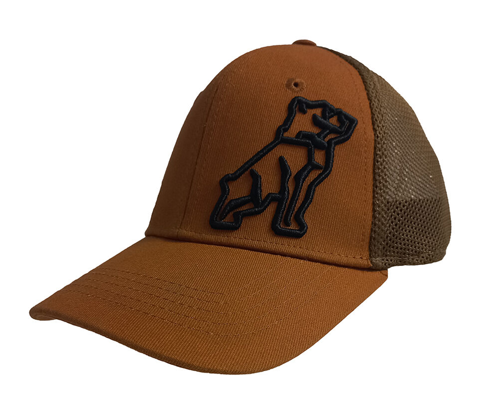 Mack Fitted Curved 6 Panel Trucker Cap (MKFLX2401TA) Tan One Size