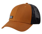Mack Fitted Curved 6 Panel Trucker Cap (MKFLX2403T10000) Tan/Black One Size