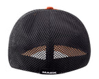 Mack Fitted Curved 6 Panel Trucker Cap (MKFLX2403T10000) Tan/Black One Size