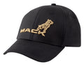 Mack Fitted Curved 6 Panel Cap (MKFLX2402BB0000) Black One Size
