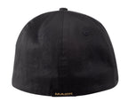 Mack Fitted Curved 6 Panel Cap (MKFLX2402BB0000) Black One Size