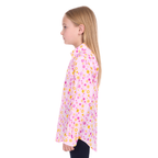 Hard Slog Childrens Daisy Half Button L/S Shirt (H6W7101167) Pink