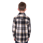 Hard Slog Childrens King L/S Thermal Shirt (H6W7115207) Black/Tan