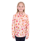 Hard Slog Childrens Lily Half Button L/S Shirt (H6W7101168) Pink