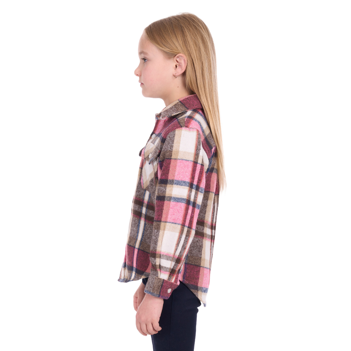 Hard Slog Childrens Ori Thermal L/S Shirt (H6W7115194) Pink/Tan