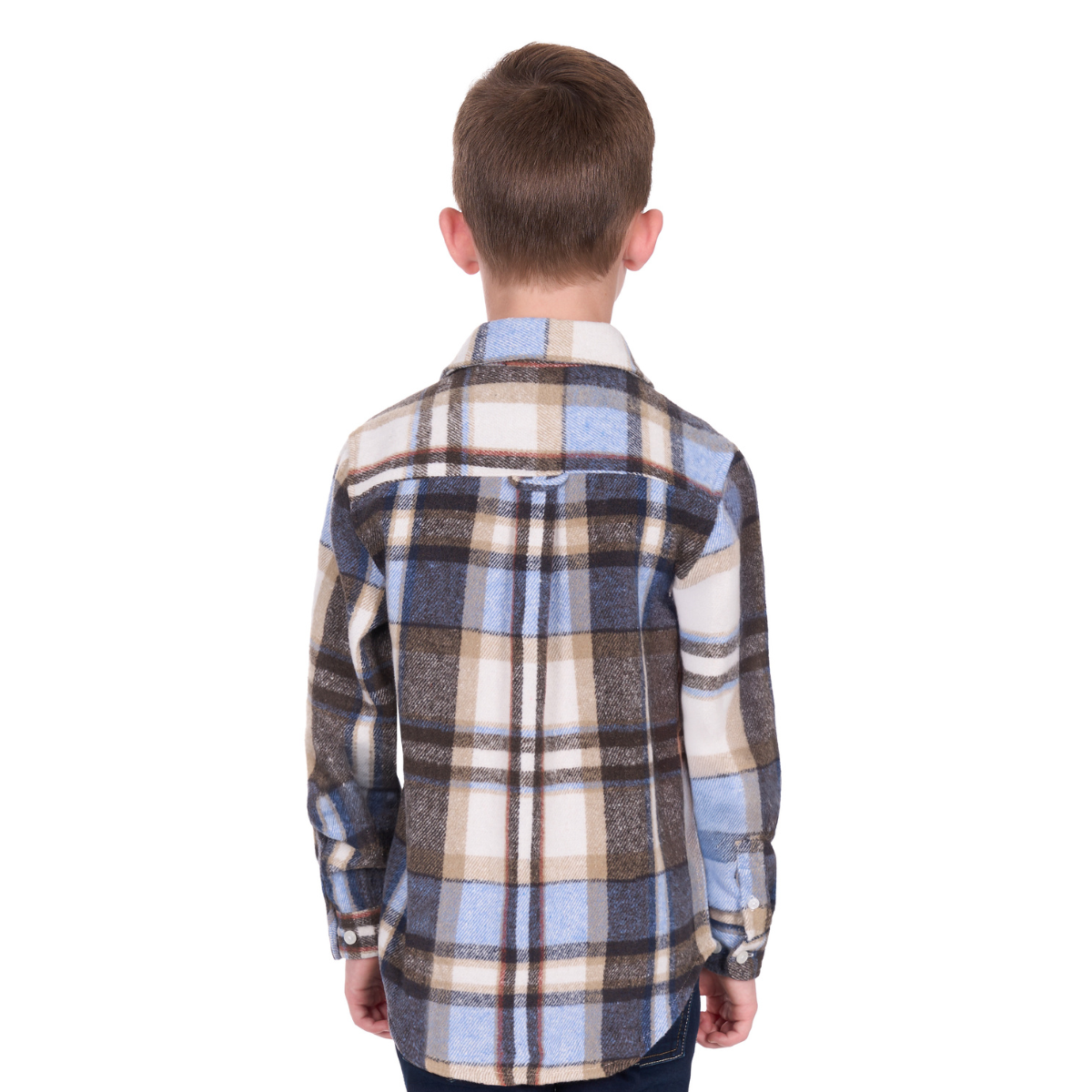 Hard Slog Childrens Victor L/S Thermal Shirt (H6W7115283) Tan/Light Blue