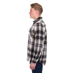 Hard Slog Mens King L/S Thermal Shirt (H6W1116207) Black/Tan