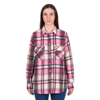 Hard Slog Womens Ori L/S Thermal Shirt (H6W2150194) Pink/Tan