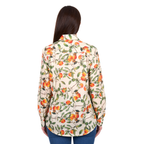 Hard Slog Womens Zia Half Button L/S Shirt (H6W2101180) Green