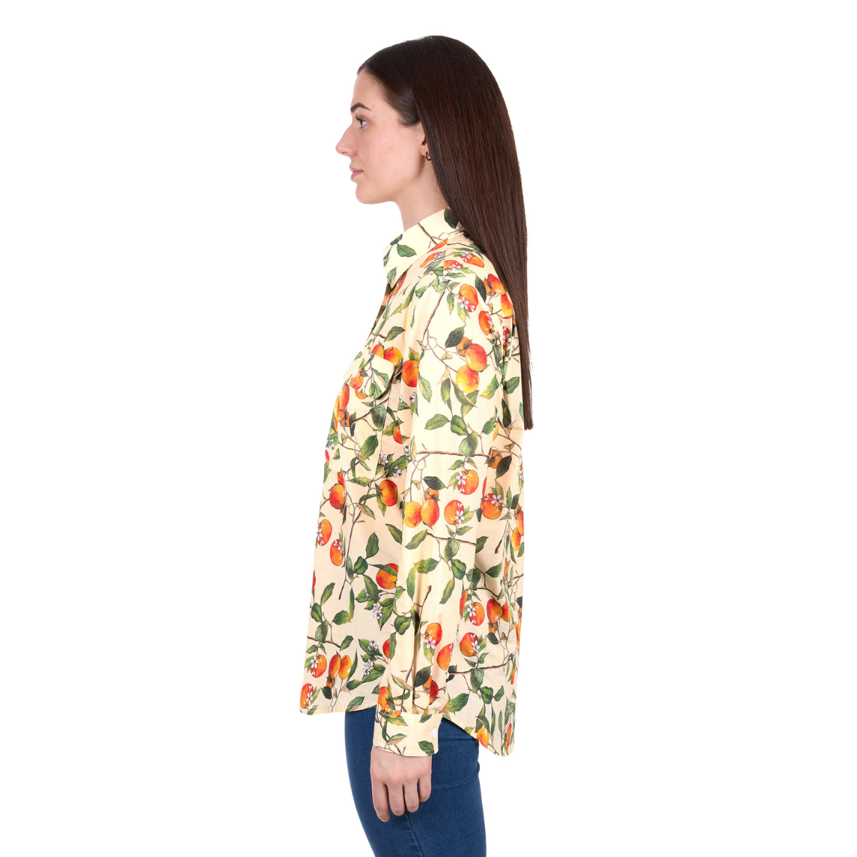 Hard Slog Womens Zia Half Button L/S Shirt (H6W2101180) Green