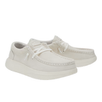 Hey Dude Womens Wendy Comfort Suede Slip On Shoes (42641) Ivory