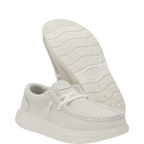Hey Dude Womens Wendy Comfort Suede Slip On Shoes (42641) Ivory