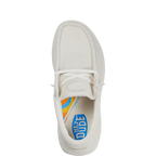 Hey Dude Womens Wendy Comfort Suede Slip On Shoes (42641) Ivory