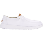 Hey Dude Womens Wendy Stretch Canvas Slip On Shoes (40902-100) White