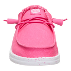 Hey Dude Womens Wendy Stretch Canvas Slip On Shoes (40902-7BG) Fandango Pink