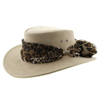 Jacaru Jillaroo Leather Hat (1020) Sand XL