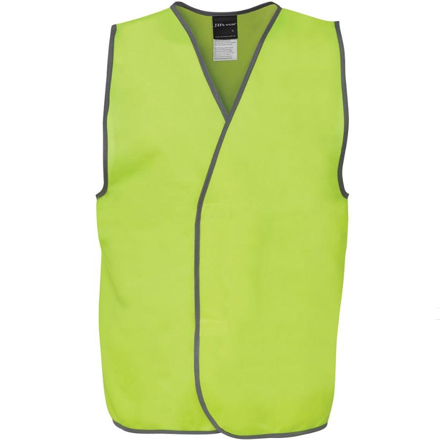 JB'S  Hi Vis Safety Vest (6HVSV) Lime