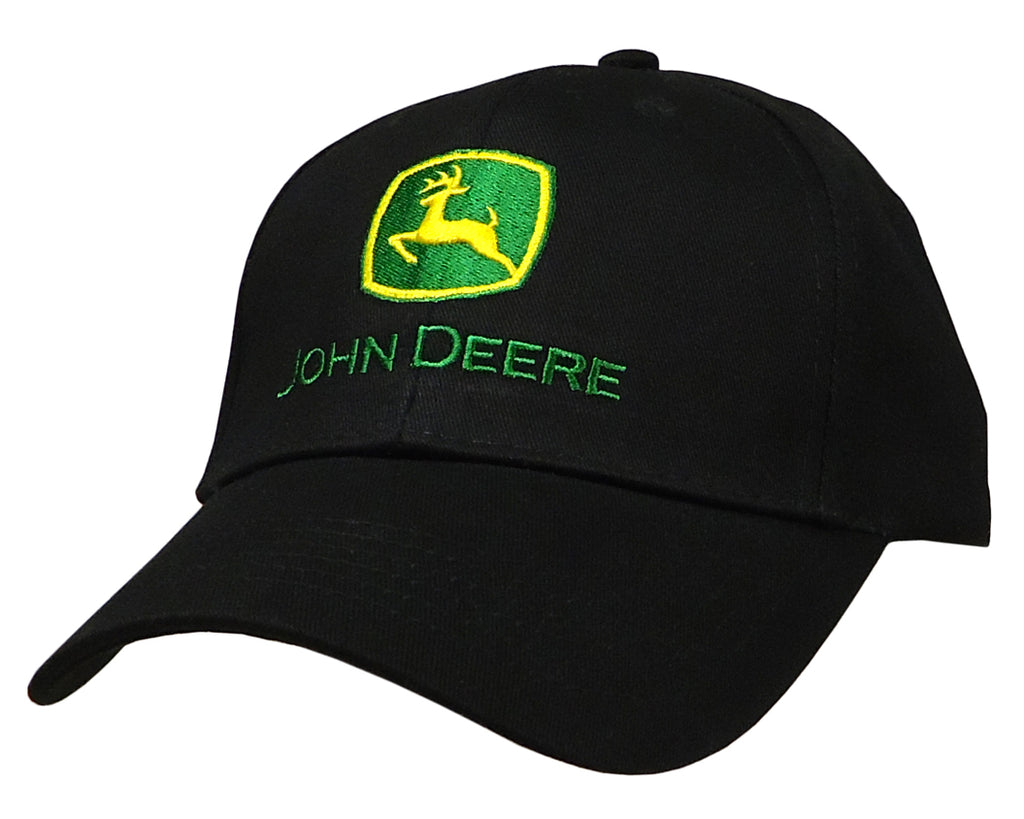 John Deere Unisex JD Logo NRLAD Cap (13080000BK00) Black OSFM
