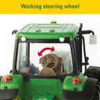 John Deere Childrens Big Farm JD Tractor with Wagon (46077)