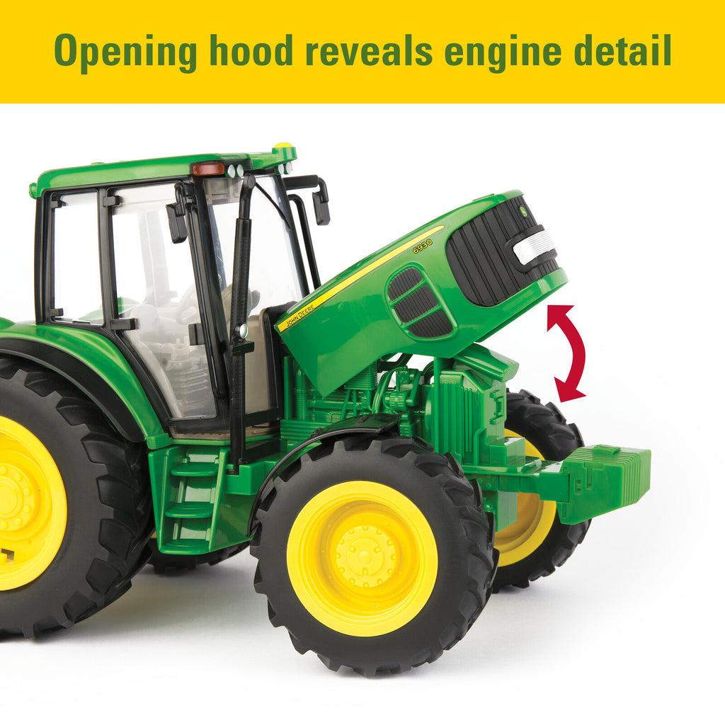 John Deere Childrens Big Farm JD Tractor with Wagon (46077)