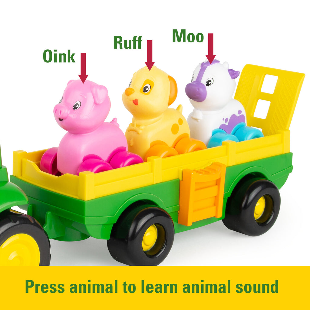 John Deere Childrens JD Animal Sounds Wagon Ride (47276)