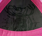 John Deere Childrens Neon Mesh Back Cap (63080418CH) Charcoal/Pink OSFM