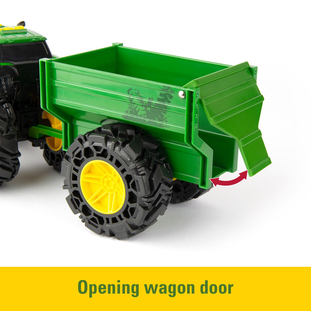 John Deere Childrens Monster Treads Tractor and Wagon (47353)
