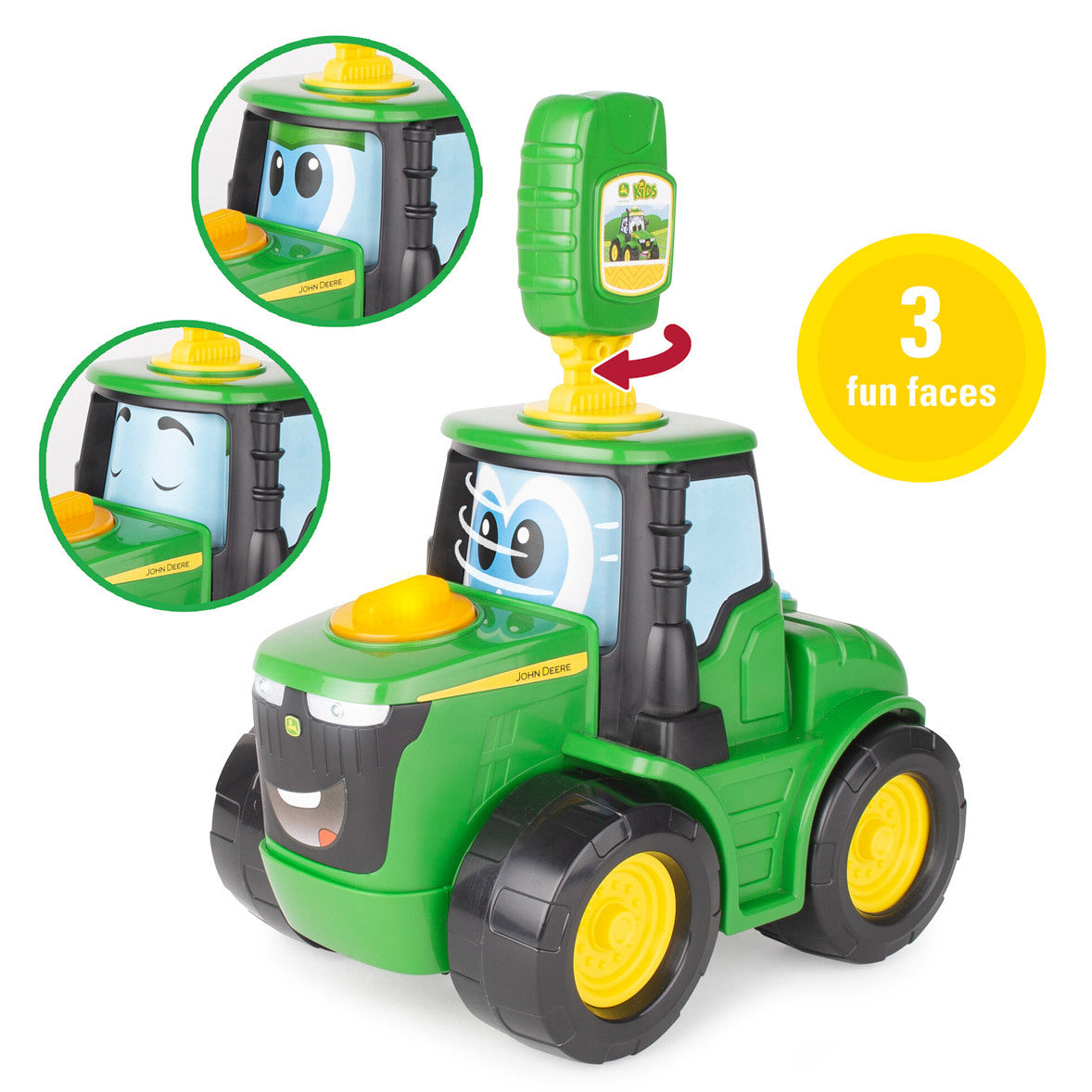 John Deere Childrens John Deere Key N Go Johnny Tractor (47500)