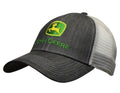 John Deere JD Twill/Trucker Mesh Cap (13080422CH00) Charcoal OSFM