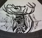 John Deere JD Cotton Twill Embroidered Cap (J13G-03DY-JDR-7H6) Charcoal OSFM